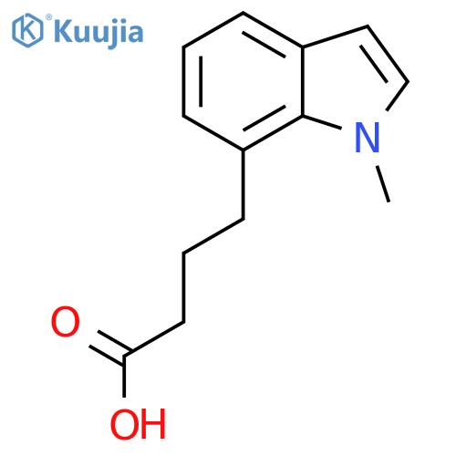 4-(1-methyl-1H-indol-7-yl)butanoic acid structure