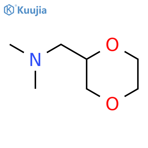 1,4-DIOXANE-2-METHANAMINE, N,N-DIMETHYL- structure