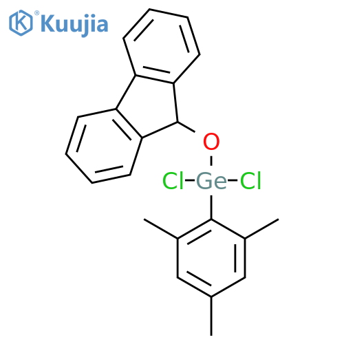 Germane, dichloro(9H-fluoren-9-yloxy)(2,4,6-trimethylphenyl)- structure