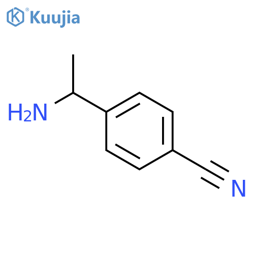 4-(1R)-1-Aminoethyl-benzonitrile structure