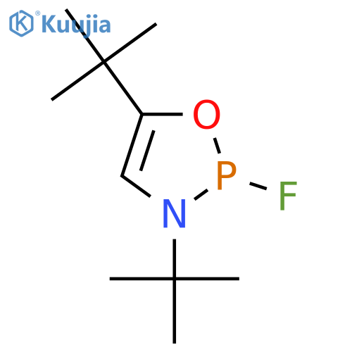 1,3,2-Oxazaphosphole, 3,5-bis(1,1-dimethylethyl)-2-fluoro-2,3-dihydro- structure