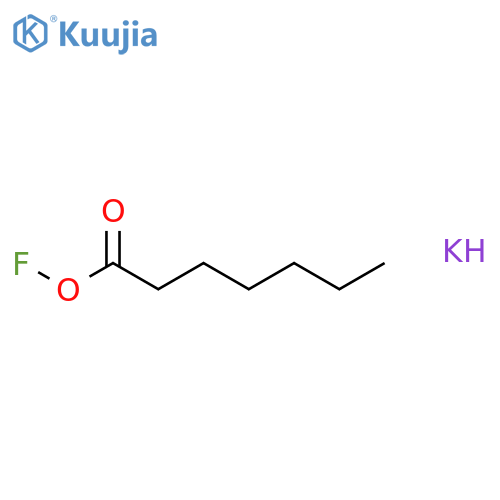 Potassium perfluoroheptanoate structure