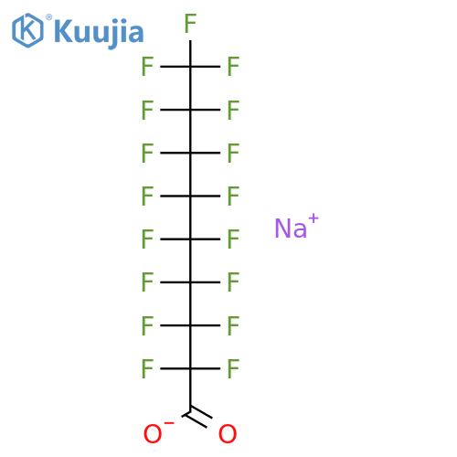 sodium heptadecafluorononanoate structure