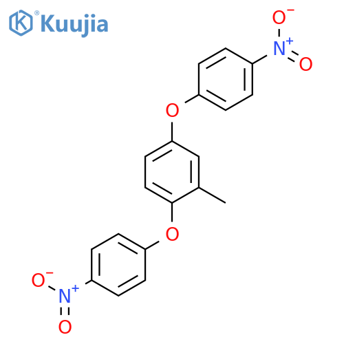 Benzene, 2-methyl-1,4-bis(4-nitrophenoxy)- structure