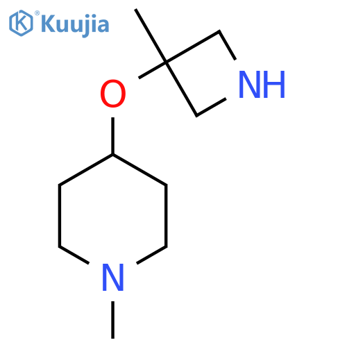 1-methyl-4-(3-methylazetidin-3-yl)oxypiperidine structure