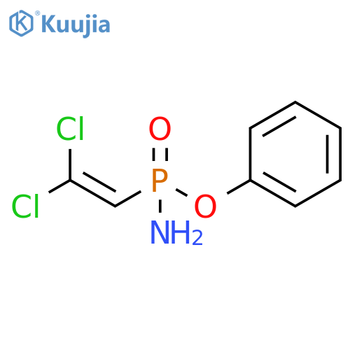 Phosphonamidic acid, (dichloromethylene)methyl-, phenyl ester structure