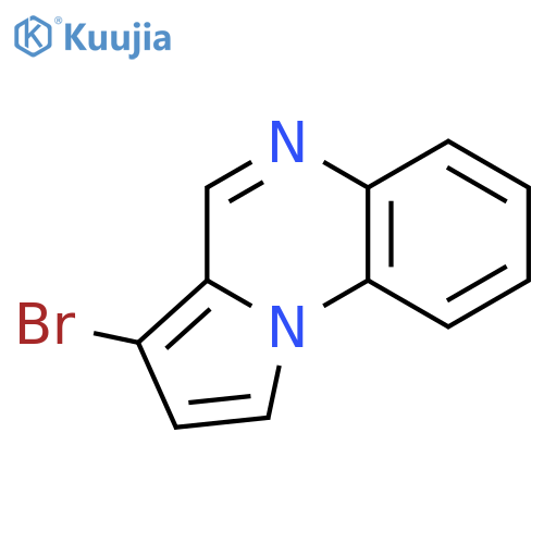 Pyrrolo[1,2-a]quinoxaline, 3-bromo- structure