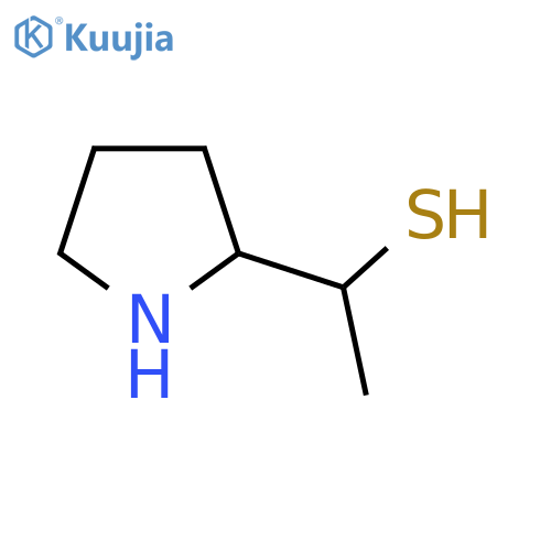 1-(pyrrolidin-2-yl)ethane-1-thiol structure