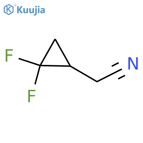 2-(2,2-difluorocyclopropyl)acetonitrile structure
