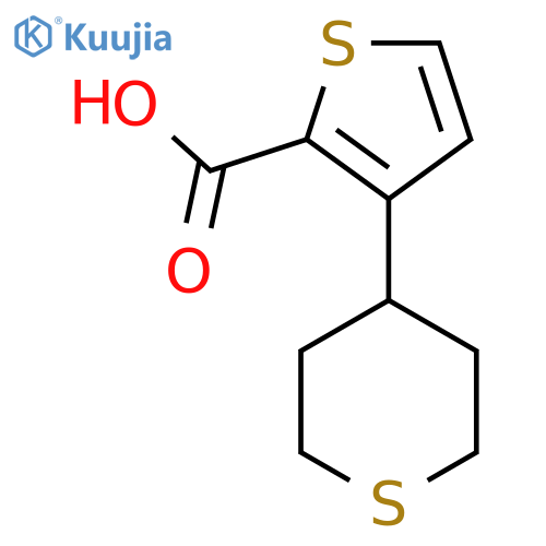 3-(Thian-4-yl)thiophene-2-carboxylic acid structure