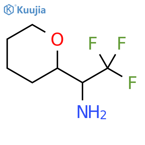 2,2,2-trifluoro-1-(oxan-2-yl)ethan-1-amine structure