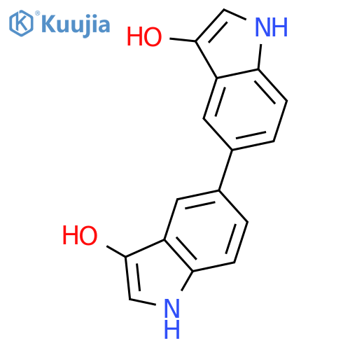 [5,5'-Bi-1H-indole]-3,3'-diol structure