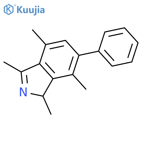1H-Isoindole, 1,3,4,7-tetramethyl-6-phenyl- structure