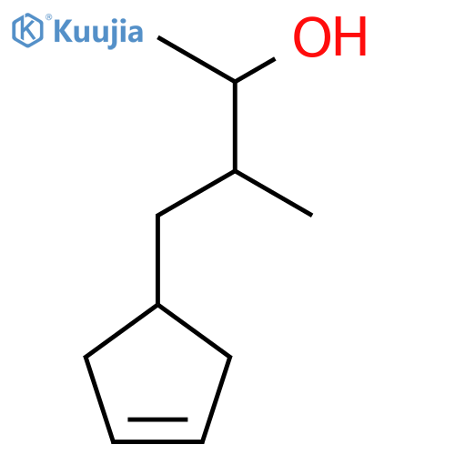 4-(cyclopent-3-en-1-yl)-3-methylbutan-2-ol structure