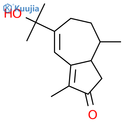 11-Hydroxy-4,6-guaiadien-3-one; (1β,10α)-form structure