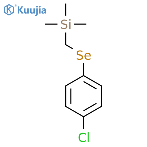 Silane, [[(4-chlorophenyl)seleno]methyl]trimethyl- structure