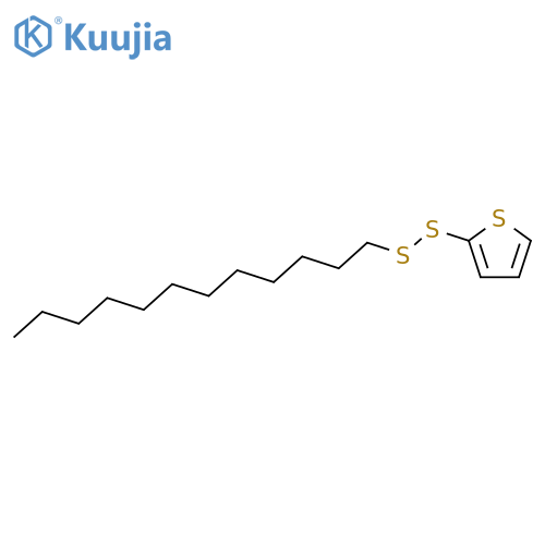 THIOPHENE, (DODECYLDITHIO)- structure