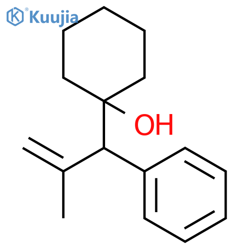 Cyclohexanol, 1-(2-methyl-1-phenyl-2-propenyl)- structure
