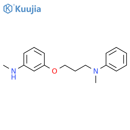 Benzenamine, N-methyl-N-[3-[3-(methylamino)phenoxy]propyl]- structure