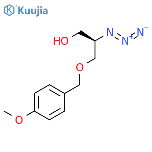 1-Propanol, 2-azido-3-[(4-methoxyphenyl)methoxy]-, (2R)- structure