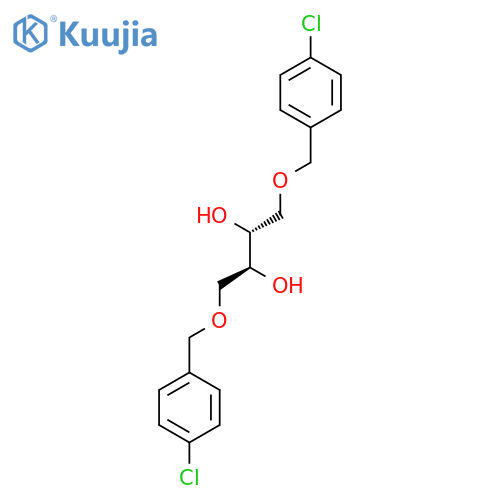 2,3-Butanediol, 1,4-bis[(4-chlorophenyl)methoxy]-, (2R,3S)-rel- structure