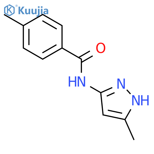 Benzamide, 4-methyl-N-(5-methyl-1H-pyrazol-3-yl)- structure