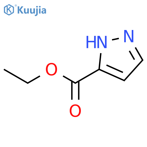 Ethyl 1H-pyrazole-5-carboxylate structure