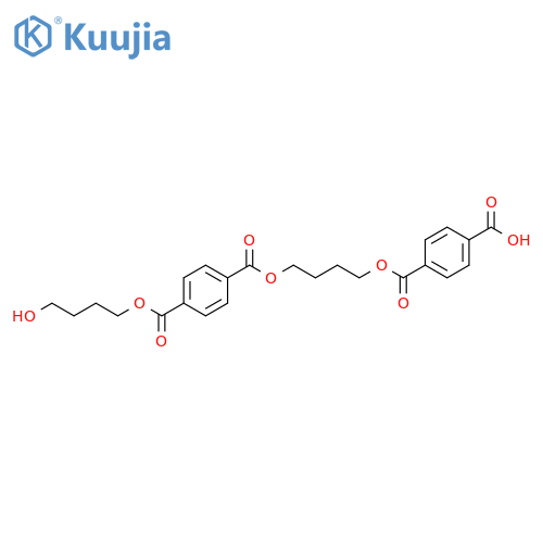 4-(4-Carboxybenzoyl)oxybutyl-4-hydroxybutyl Ester 1,4-Benzenedicarboxylic Acid structure