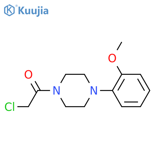 1-(chloroacetyl)-4-(2-methoxyphenyl)piperazine structure