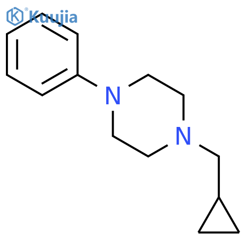 piperazine, 1-cyclopropylmethyl-4-phenyl-, structure
