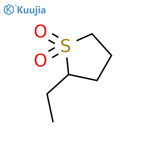 Thiophene, ethyltetrahydro-, 1,1-dioxide structure