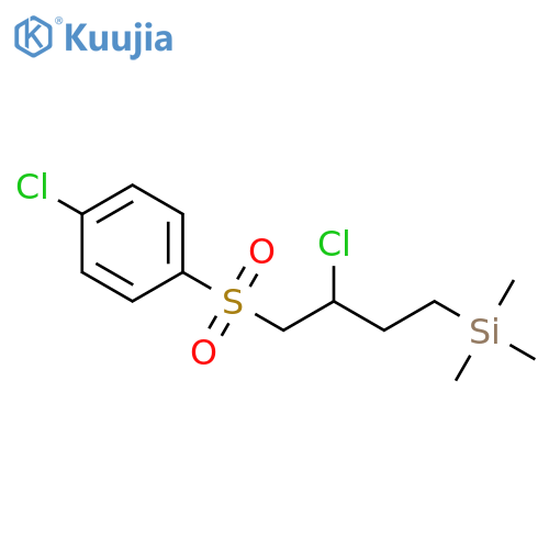 Silane, [3-chloro-4-[(4-chlorophenyl)sulfonyl]butyl]trimethyl- structure