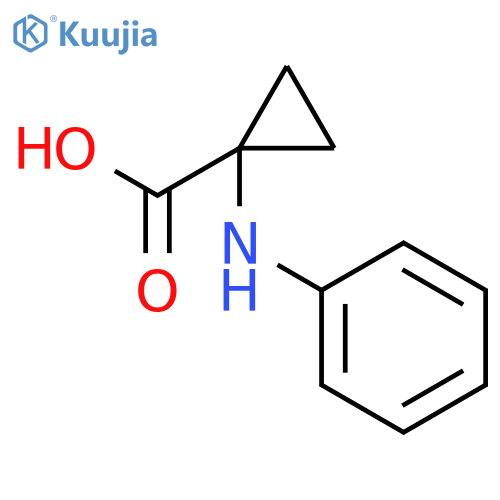 1-(phenylamino)cyclopropane-1-carboxylic acid structure