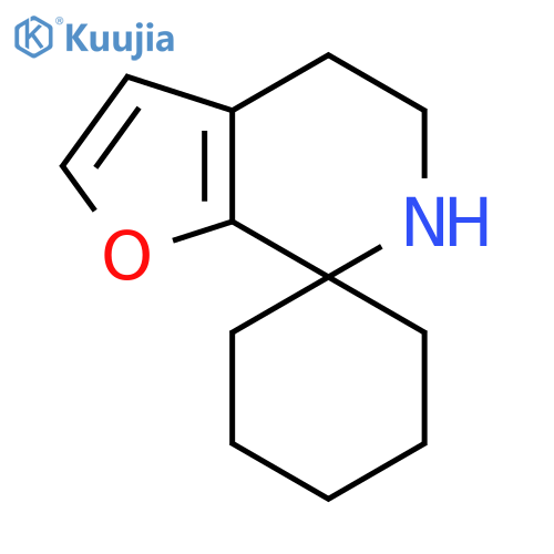 5',6'-dihydro-4'H-spirocyclohexane-1,7'-furo2,3-cpyridine structure