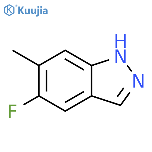 5-Fluoro-6-methyl-1H-indazole structure