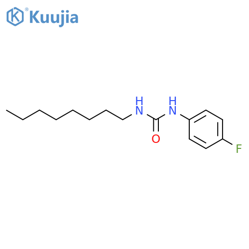 Urea, N-(4-fluorophenyl)-N'-octyl- structure