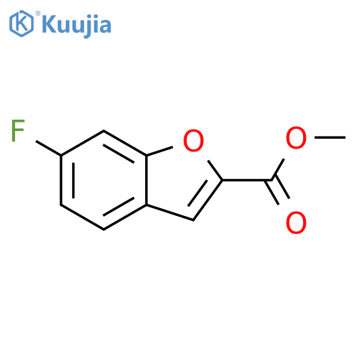 6-Fluoro-benzofuran-2-carboxylic acid methyl ester structure