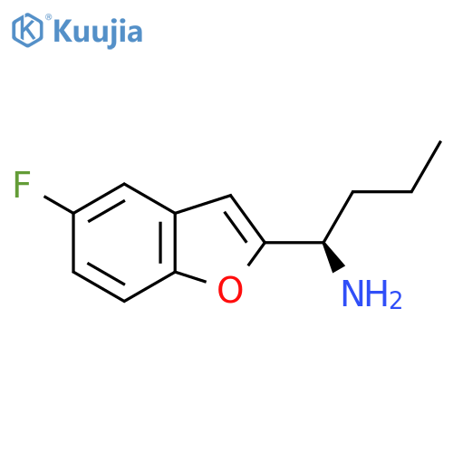 (1R)-1-(5-fluoro-1-benzofuran-2-yl)butan-1-amine structure