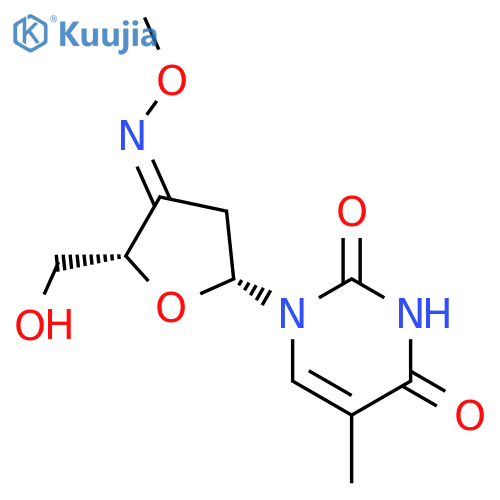 Thymidine, 3'-deoxy-3'-(methoxyimino)- structure