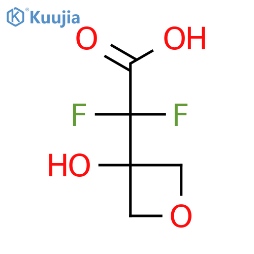 2,2-Difluoro-2-(3-hydroxyoxetan-3-yl)acetic acid structure