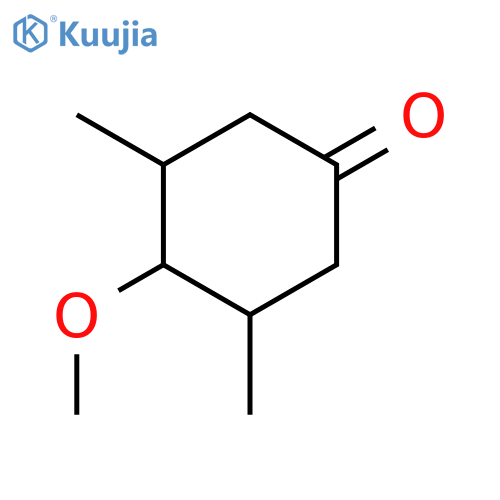 Cyclohexanone, 4-methoxy-3,5-dimethyl- structure