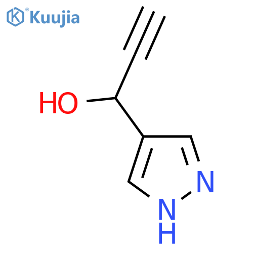 1-(1H-pyrazol-4-yl)prop-2-yn-1-ol structure