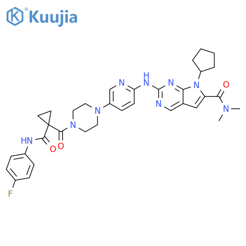 CDK4 inhibitor compound 12 structure