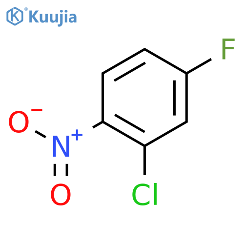 2-Chloro-4-fluoro-1-nitrobenzene structure