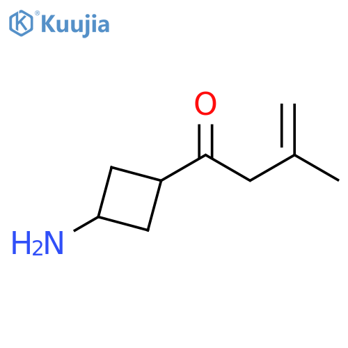 3-Buten-1-one, 1-(3-aminocyclobutyl)-3-methyl- structure