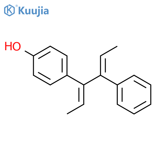 Phenol, 4-[(1E,2E)-1-ethylidene-2-phenyl-2-butenyl]- structure