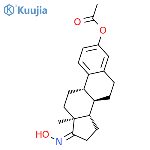Estra-1,3,5(10)-trien-17-one, 3-(acetyloxy)-, oxime structure