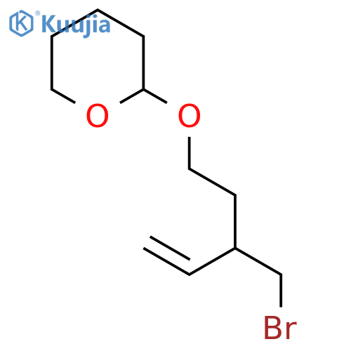 2H-Pyran, 2-[[3-(bromomethyl)-4-pentenyl]oxy]tetrahydro- structure