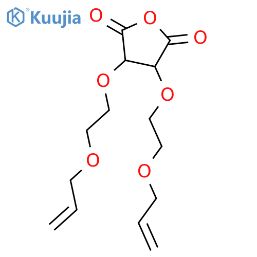 2,5-Furandione, dihydro-3,4-bis[2-(2-propenyloxy)ethoxy]- structure
