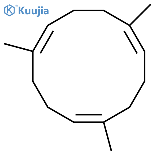 1,5,9-Cyclododecatriene,1,5,9-trimethyl- structure